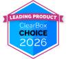 ClearBox Leading Product Choice 2025 award badge, recognizing Interact as a top-rated intranet platform in independent analyst research.