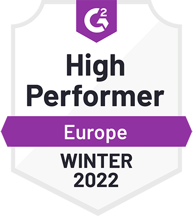 G2 High Performer Enterprise award image.