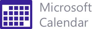 Microsoft Calendar.