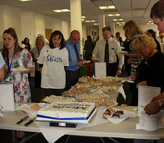Employees gather at the launch - Vale of Aylesbury