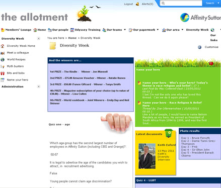 The Allotment - Diversity Page
