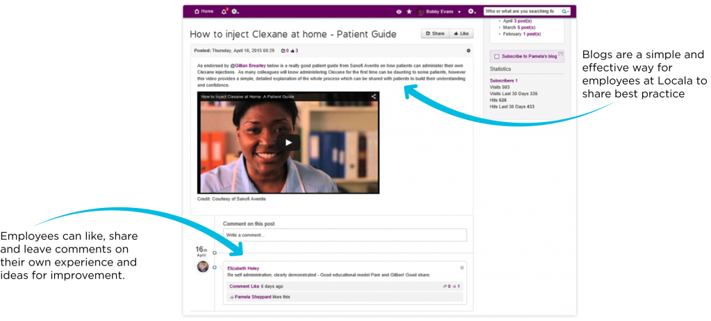 Enhancing patient care using an intranet in 5 easy steps with Locala Community Partnerships comments