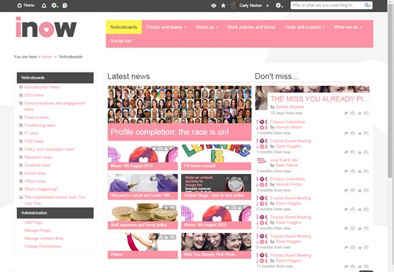 Breast Cancer Now_embedding a new brand within the hearts of employees_latest news