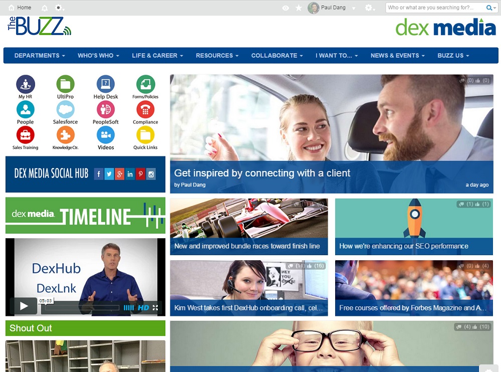 Dex Media: 7 of the best intranet examples guaranteed to improve employee engagement