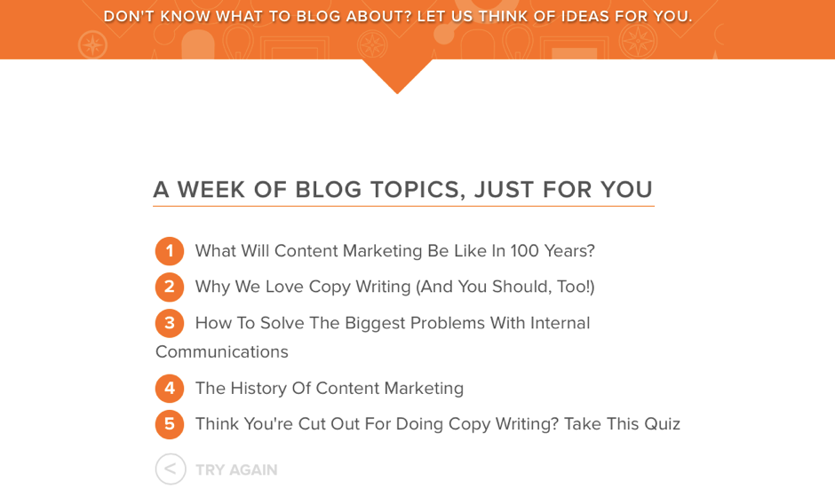 8 tips that will inspire your employees to create great content Hubspot blog topics