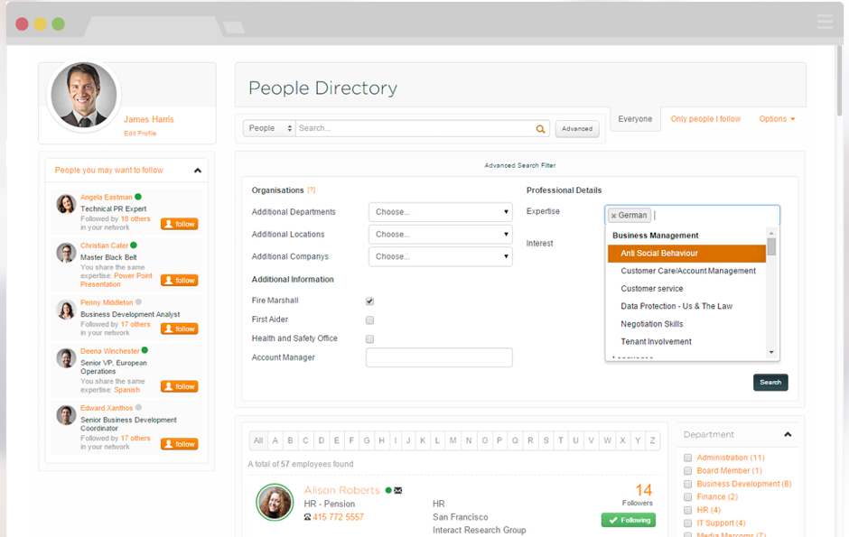 nhs productivity intranet people directory