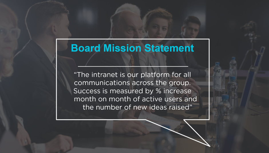 build an intranet mission statement