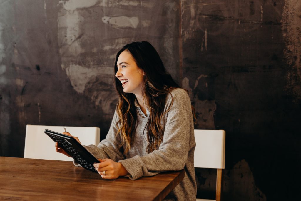 female worker communication