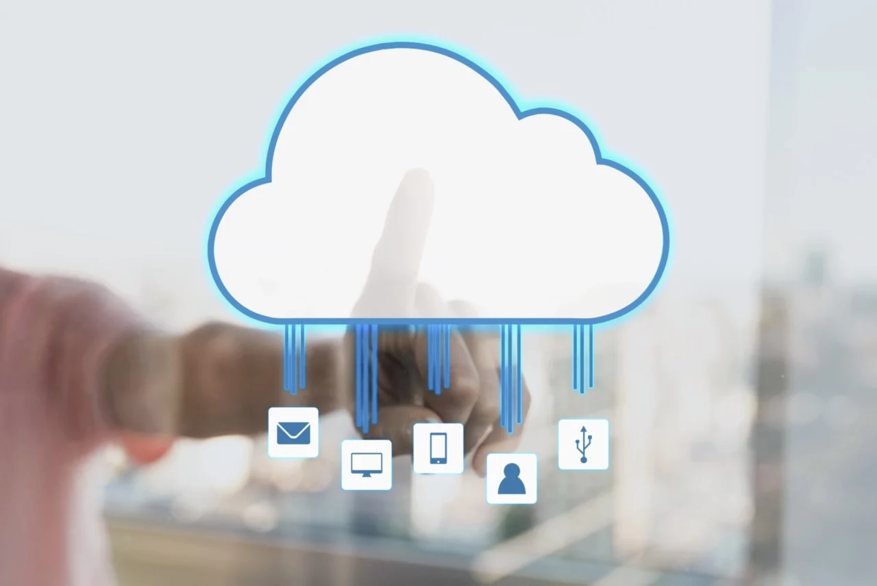 cloud intranet computing icons
