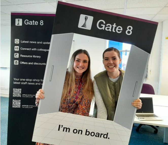 Gate 8 intranet launch collateral
