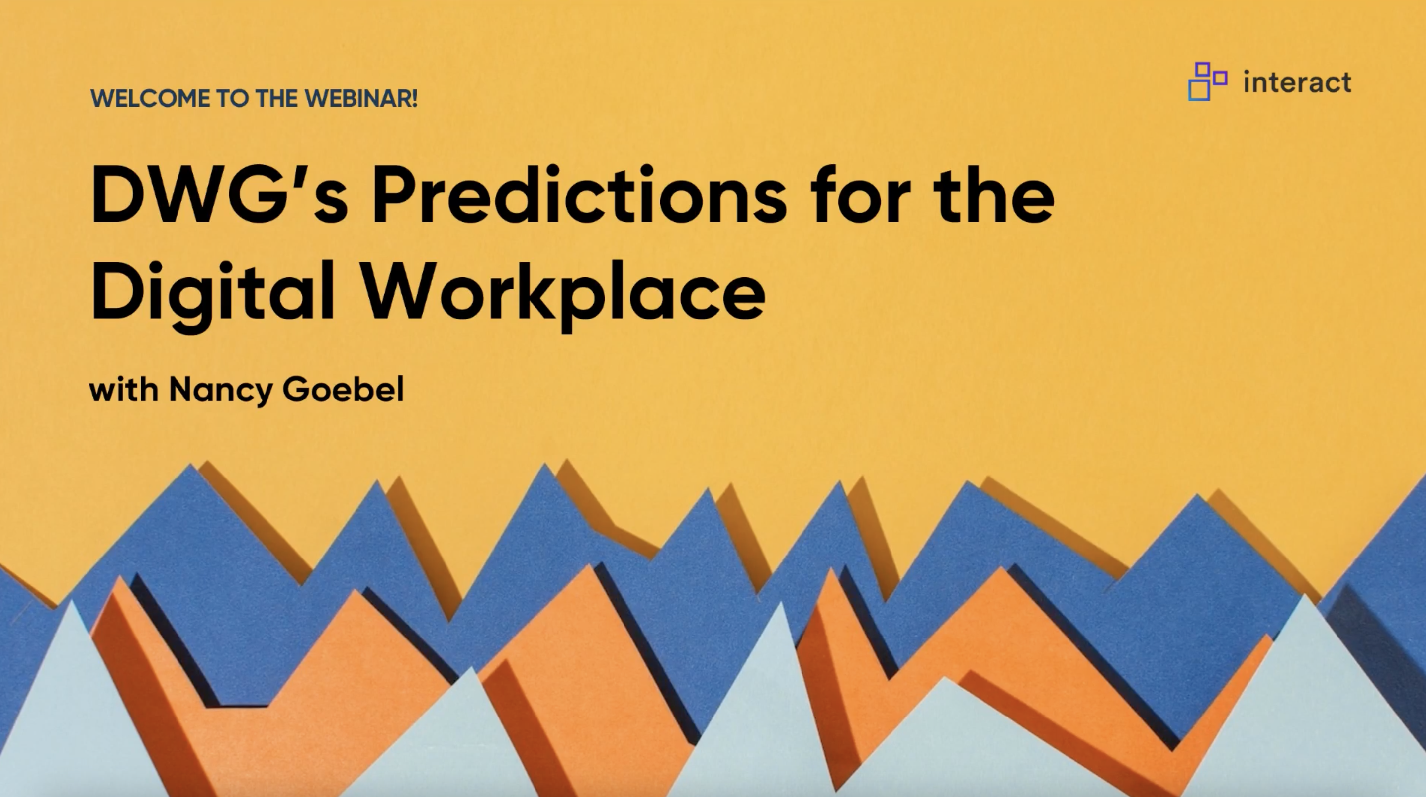 Thumbnail for DWG’s predictions for Digital Workplace trends