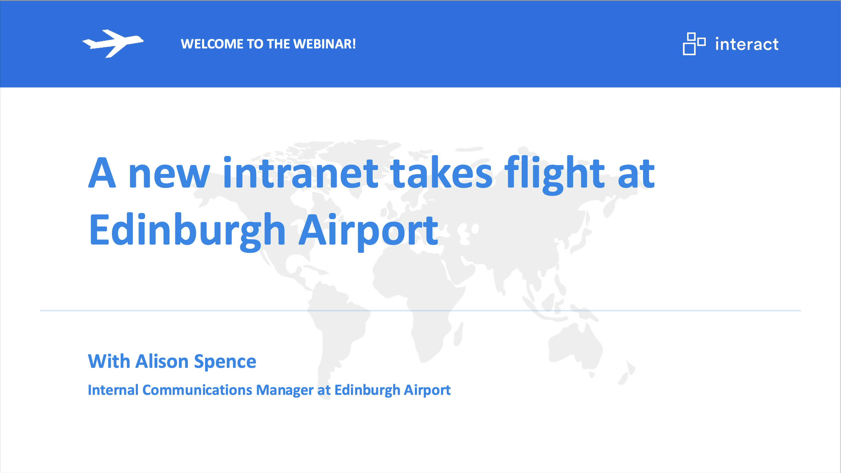 Thumbnail for How Edinburgh Airport’s new intranet took flight