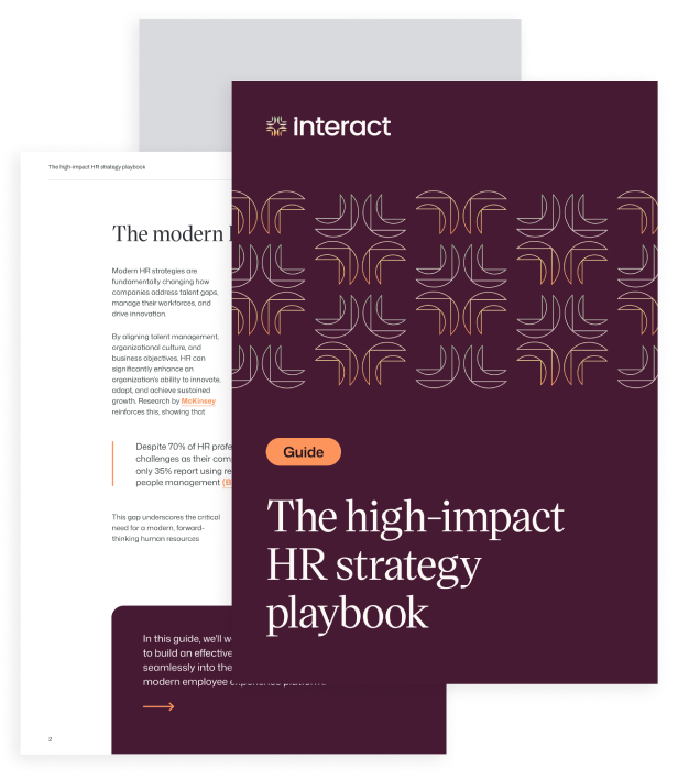 The high-impact HR strategy playbook