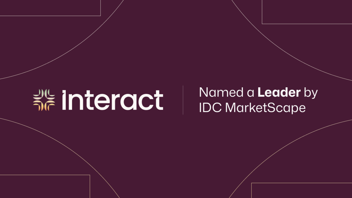 Featured image for Interact named a Leader by IDC MarketScape