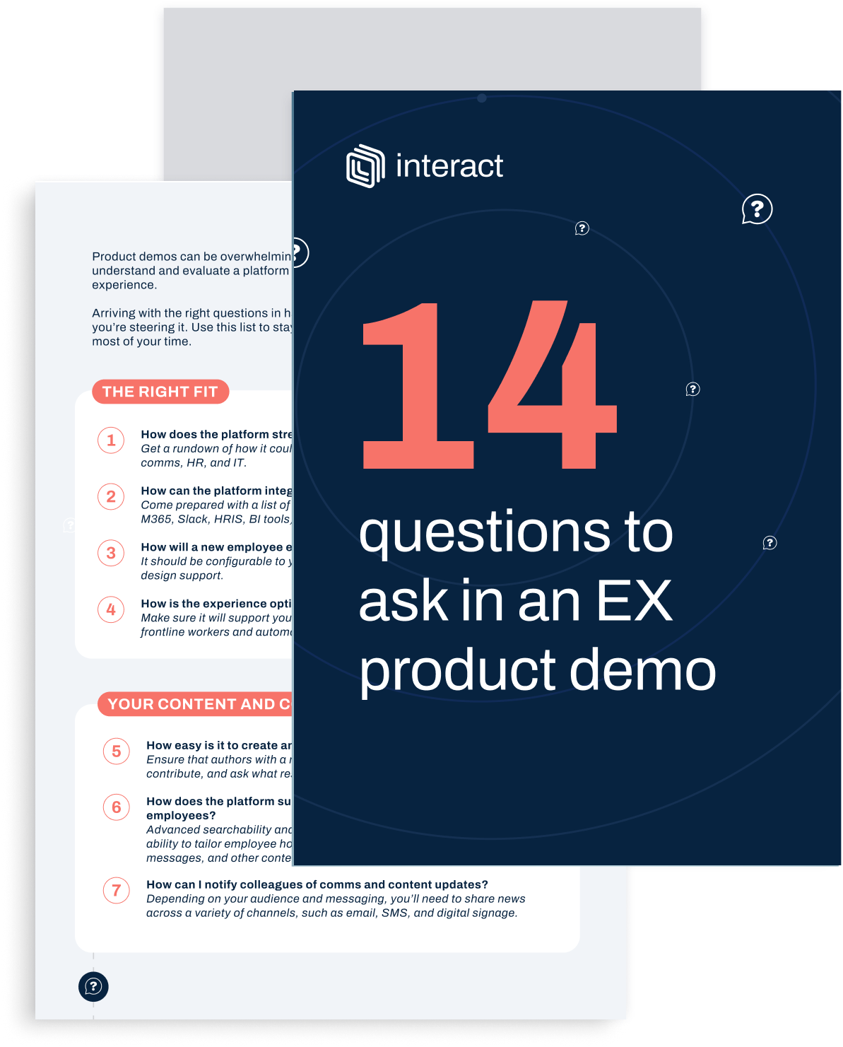 14 questions to ask in an EX product demo