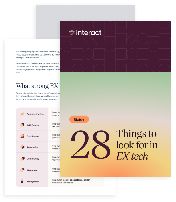 28 things to look for in EX tech