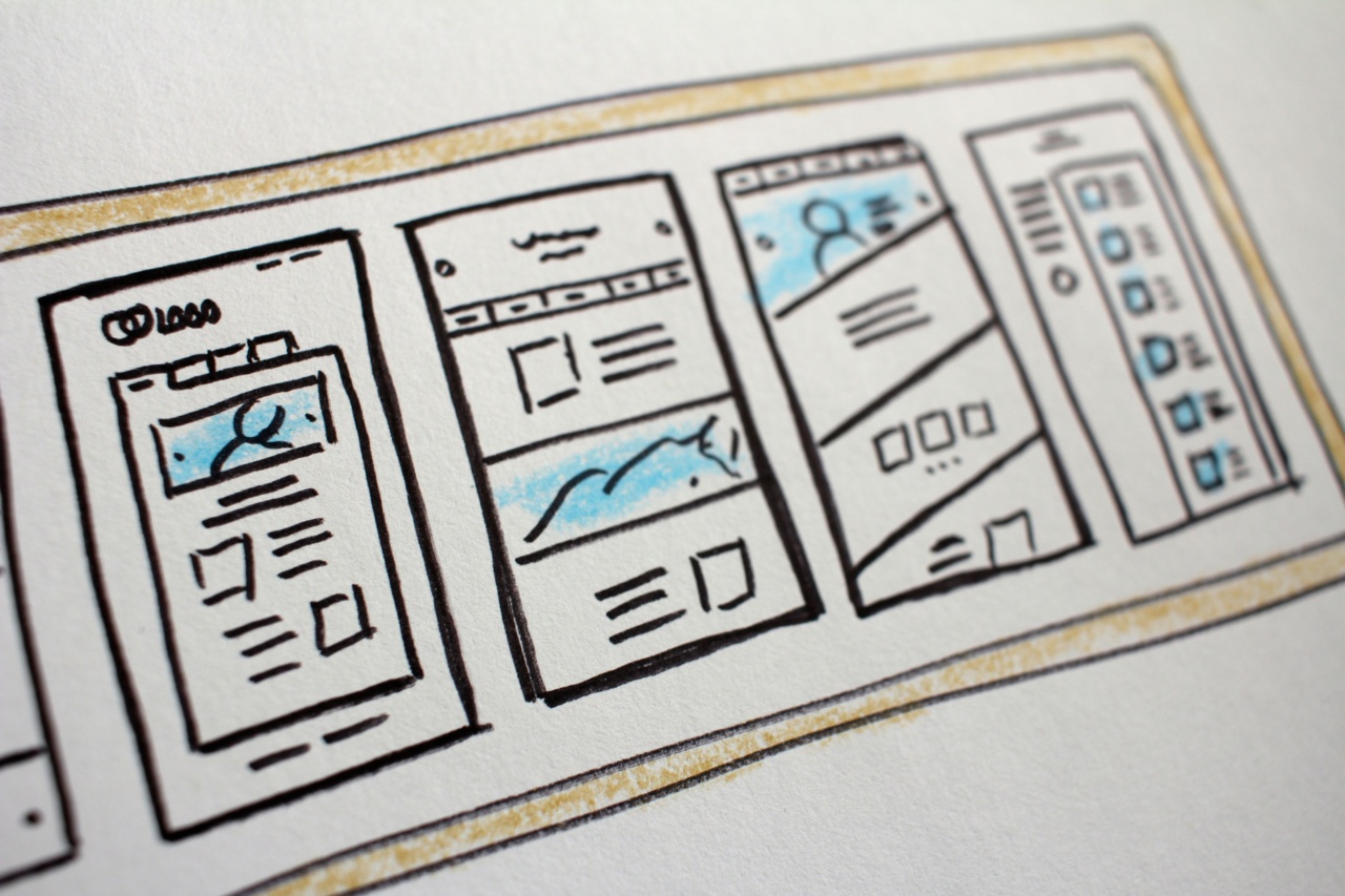 Hand drawn layout ideas for a deskless workforce communication platform