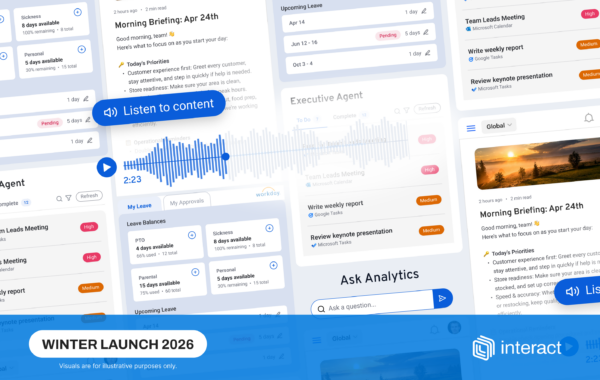 Interact Expands its Employee Experience Platform with New AI‑Native Features and Workday Integration