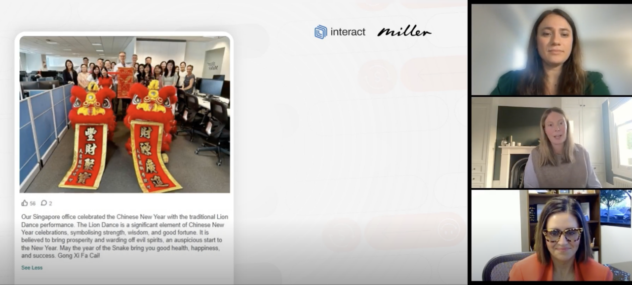 Miller Insurance Workplace Social Examples - Vibes to Value Webinar