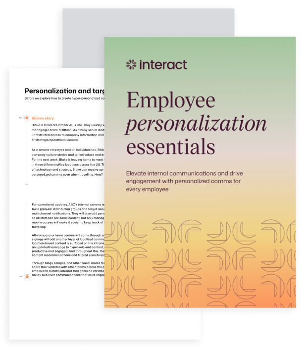Employee Personalization Essentials