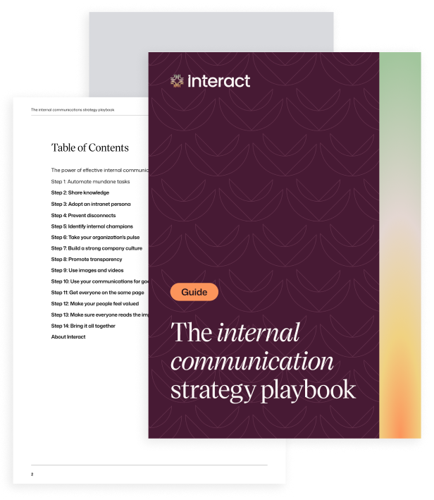 Your free guide to maximizing engagement and business performance through the power of internal communications