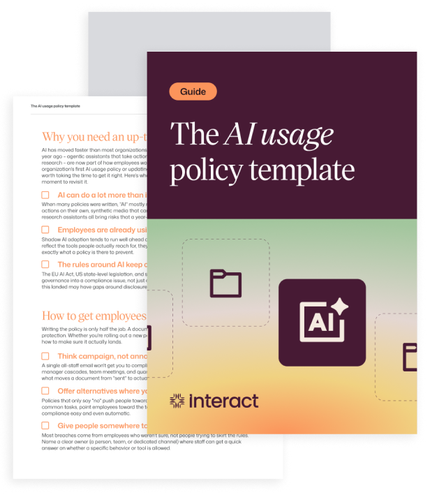 AI usage policy template