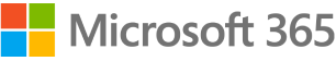 Microsoft 365 intranet integrations logo featuring the colorful four-square Windows icon alongside the Microsoft 365 wordmark in dark gray.