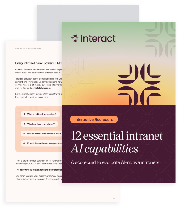 12 Essential AI intranet capabilities