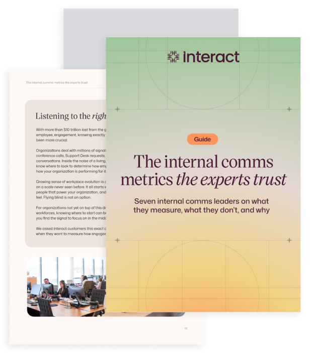 The internal comms metrics the experts trust
