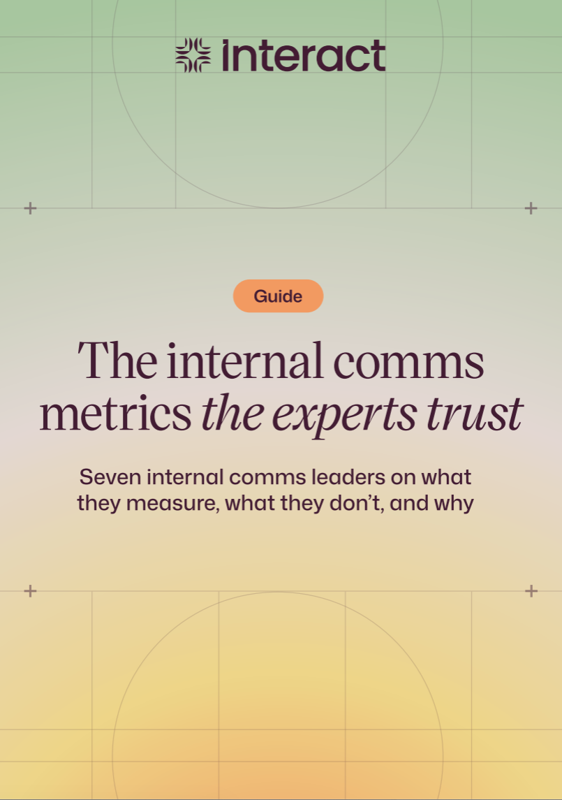 Thumbnail for The internal comms metrics the experts trust