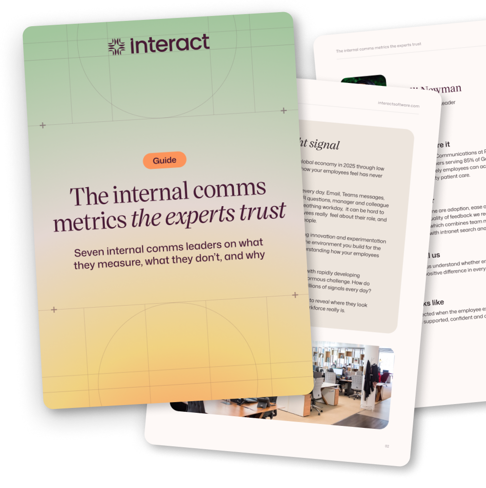 The internal comms metrics the experts trust 